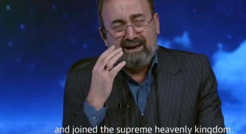 Videó: zokogva jelentette be Ali Hamenei ajatollah halálhírét az iráni tévében a műsorvezető