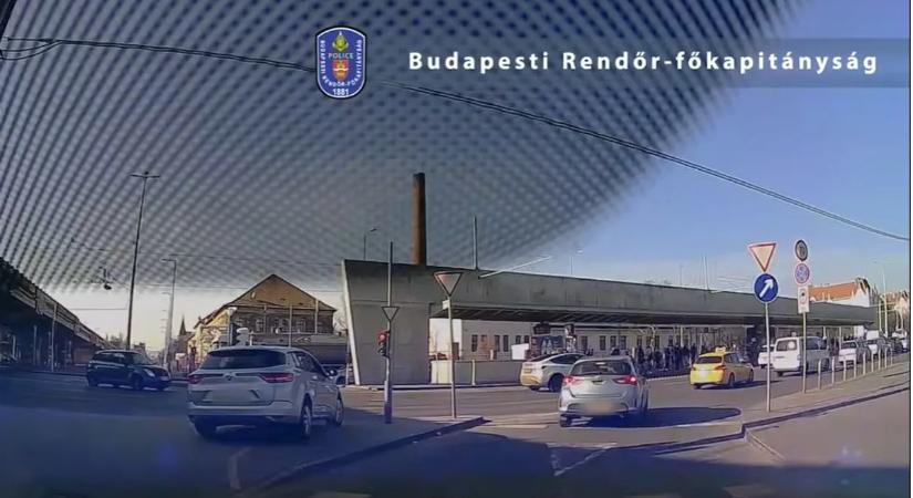 Videón a népligeti autós üldözés – civilek kapták el az ámokfutókat
