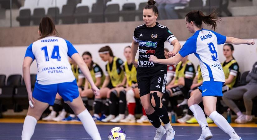 Vége a remek sorozatnak, kikapott a DEAC női futsalcsapata
