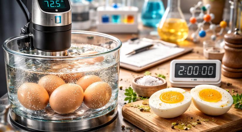 Hogyan készítik a tudósok a tökéletes tojást: A főzési idő sokkal hosszabb, mint gondolnád