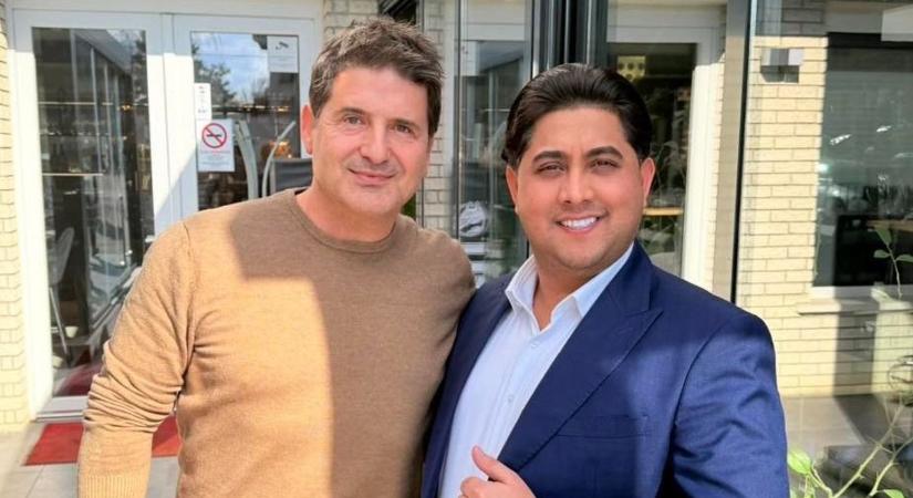 Közös fotón pózolt Kis Grófo és Hajdú Péter