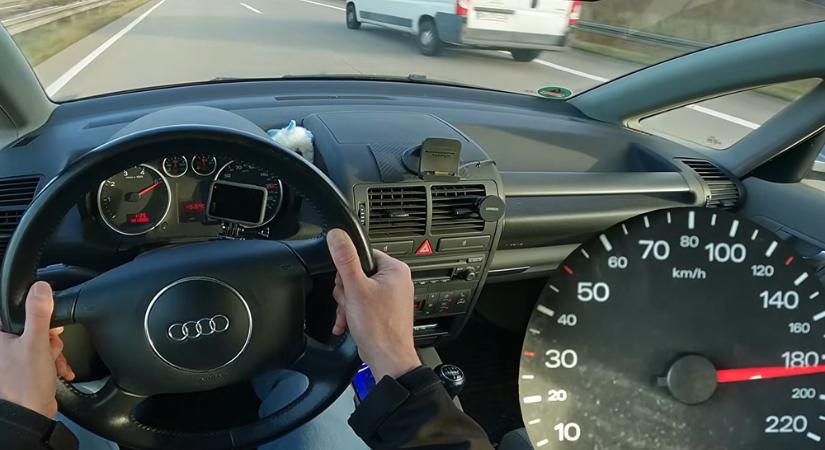 Épp a német autópályán nyomta ki az öreg Audi szemét, amikor megtörtént a baj