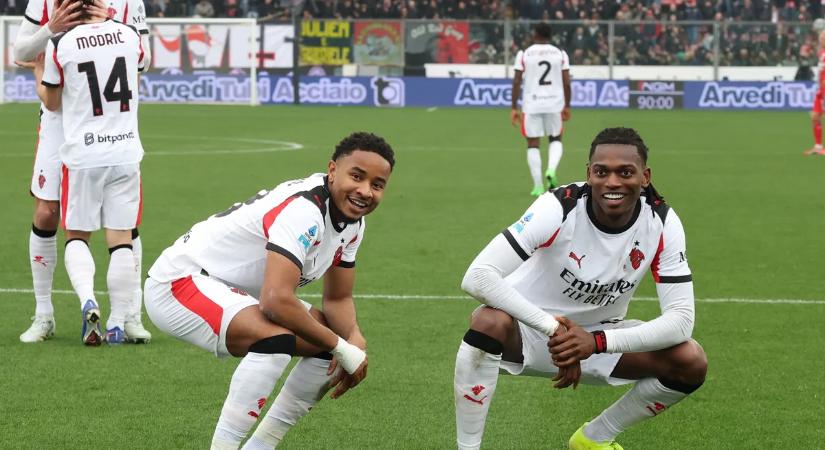 A végeredmény sima lett, de a Milan kis híján megégett a kiesőjelölt otthonában