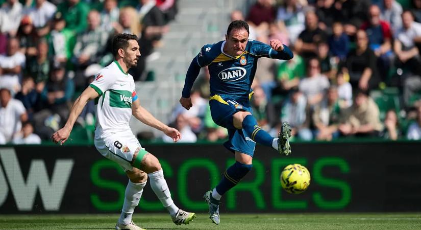 La Liga: csak a hajrában tudott egyenlíteni az Espanyol ellen a nagy fölényben játszó Elche