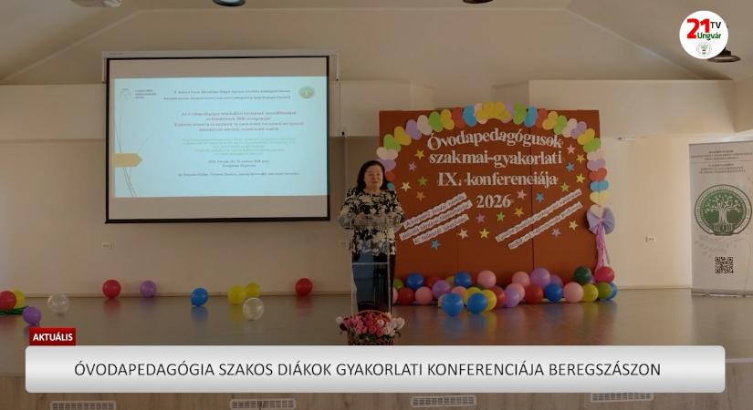 Aktuális (2026.03.01) Óvodapedagógia Szakos Diákok Gyakorlati Konferenciája Beregszászon (videó)