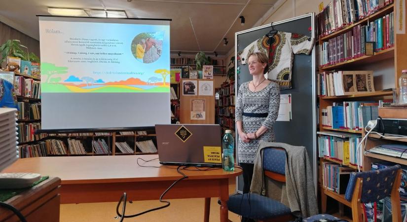 Diána Afrikában önkénteskedett