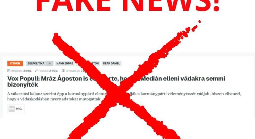 Mráz Ágoston nagyon gyorsan kikérte magának, hogy egyetértett volna a Mediánnal