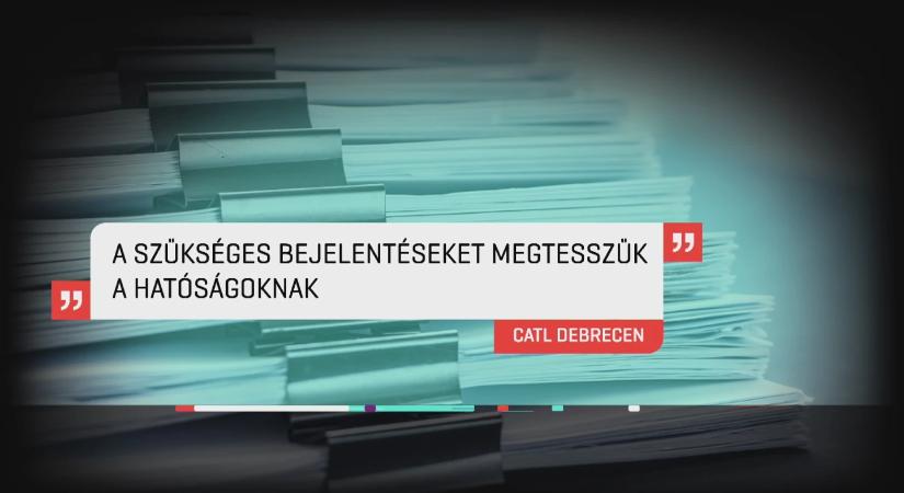 Nem jelentették a debreceni CATL-gyárban történt állítólagos mérgezést a hatóságoknak