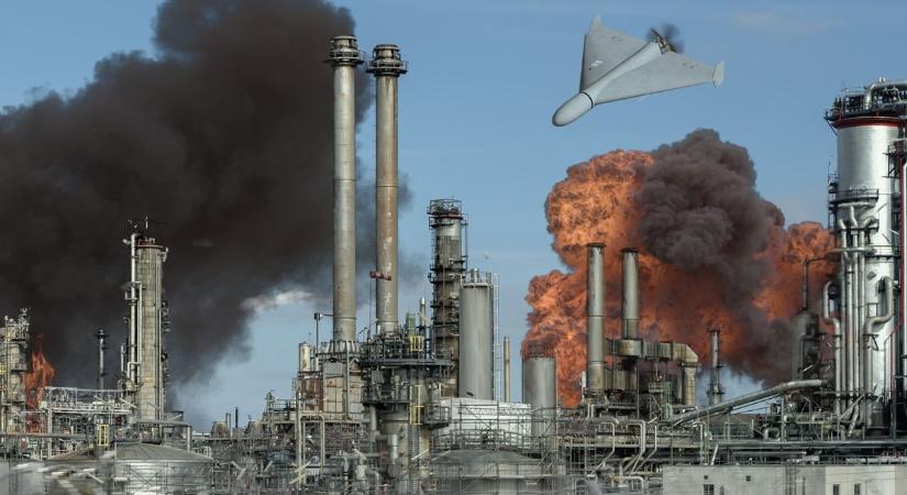 Robbanásveszély és sűrű füst: újabb támadás érte az orosz energetikai infrastruktúrát