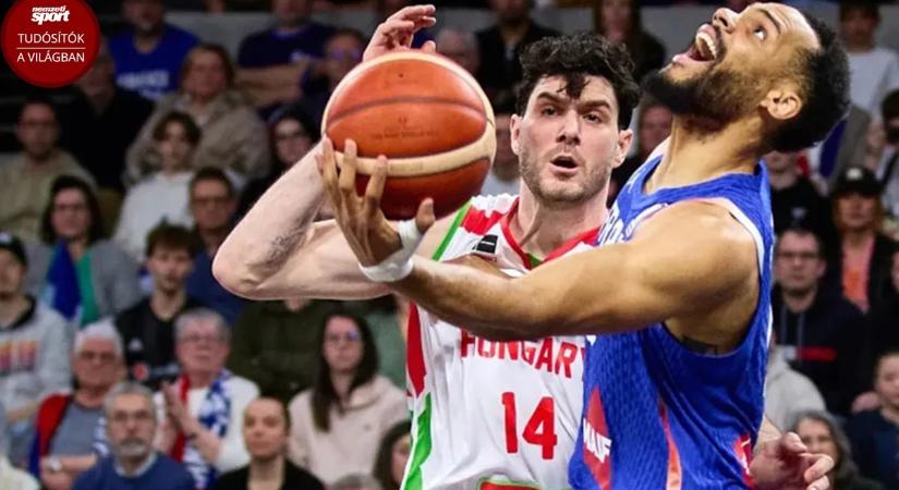 A magyar kosárválogatott ezúttal sima meccsen kapott ki Franciaországtól a vb-selejtezőn