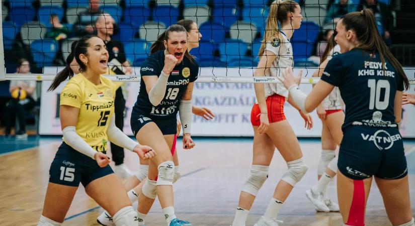 A Kaposvár is a négy között a női röplabda Magyar Kupában