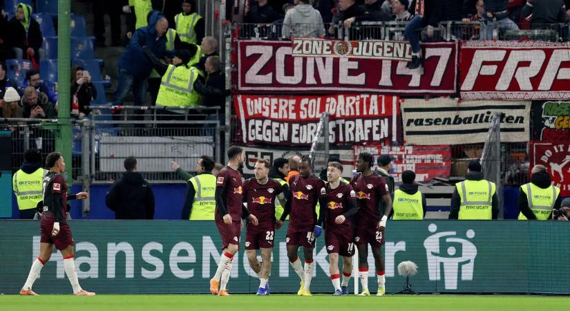 A Lipcse ellen ért véget a Hamburg veretlenségi sorozata a Bundesligában