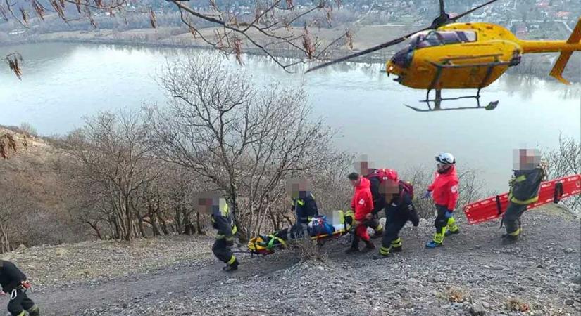 Mentőhelikopter a Dunakanyarban – súlyos balesettel végződött a könnyűnek ígérkező túra