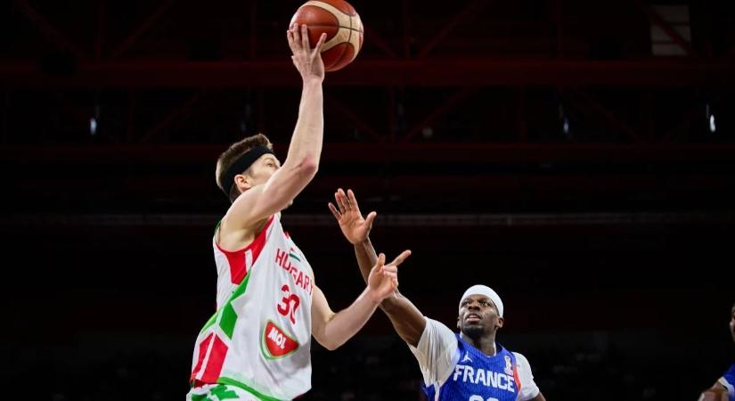 Kosárlabda válogatottunknak csak felvillanásokra futotta erejéből a franciák ellen