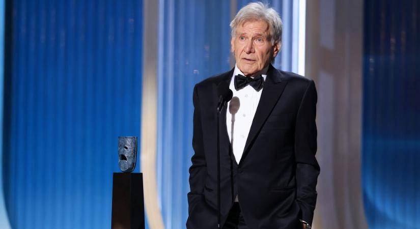 „Nem korai ez a karrierem felénél?” – életműdíjat kapott Harrison Ford, természetesen poénkodott a beszédében