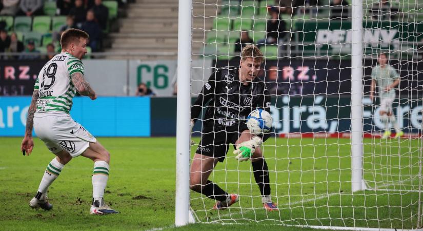 A Fradi ellen parádézó 20 éves kapus: "Remélem, ha visszatérek Újpestre, ugyanilyen hangulat várja majd a csapatot"