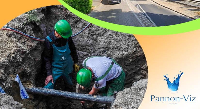 Csatornajavítás kezdődött a Zrínyi utcában Győrben