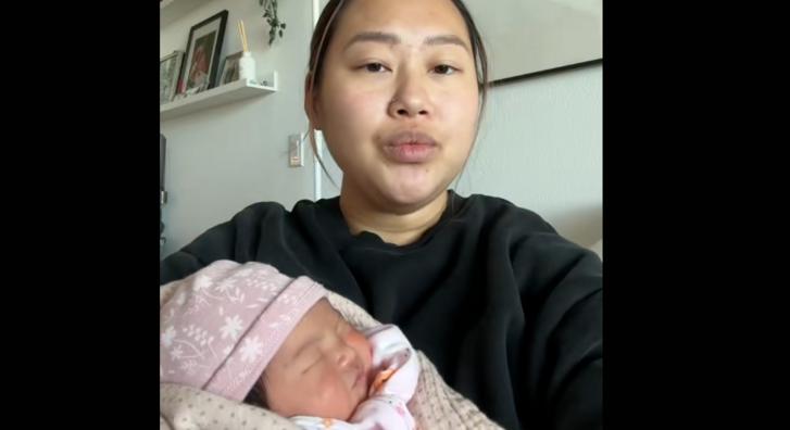 Sokkoló dolgot fedezett fel testén szülés után egy nő, mindenkit megdöbbentett videójával