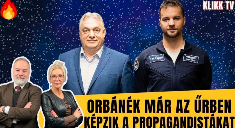 Orbánék már az űrben képzik a propagandistákat - Kapu Tibor súlytalan lett a Sándor-palotában