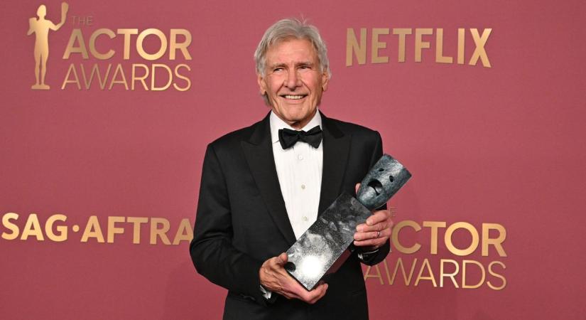 Harrison Ford életmű-, Catherine O'Hara posztumusz díjat kapott a hollywoody színészcéh díjátadóján