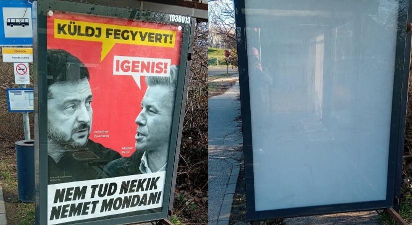 Szolnok sem tűri a háborús kormányplakátokat: „Ne ültessen el senki rettegést a gyerekeink szívében!”