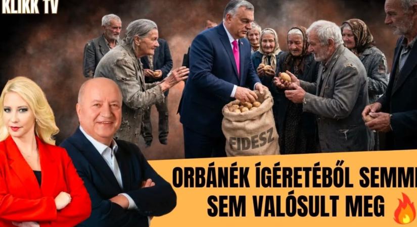 Orbánék ígéretéből semmi sem valósult