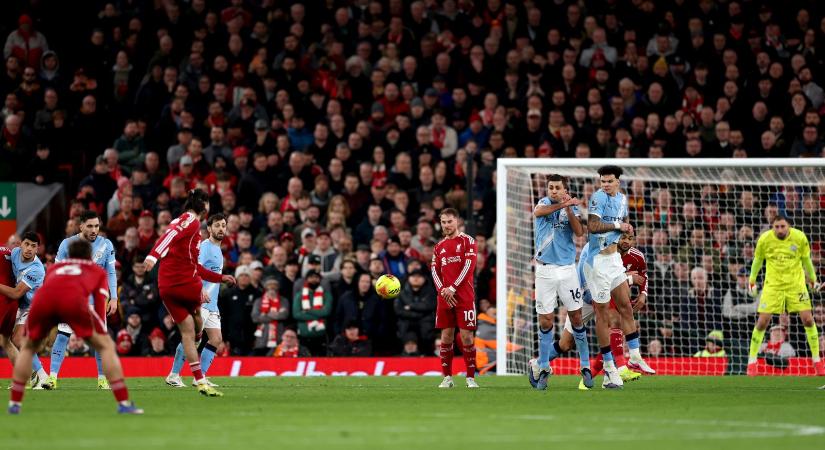 Szoboszlai a hónap gólját bombázta be a Premier League-ben - videó