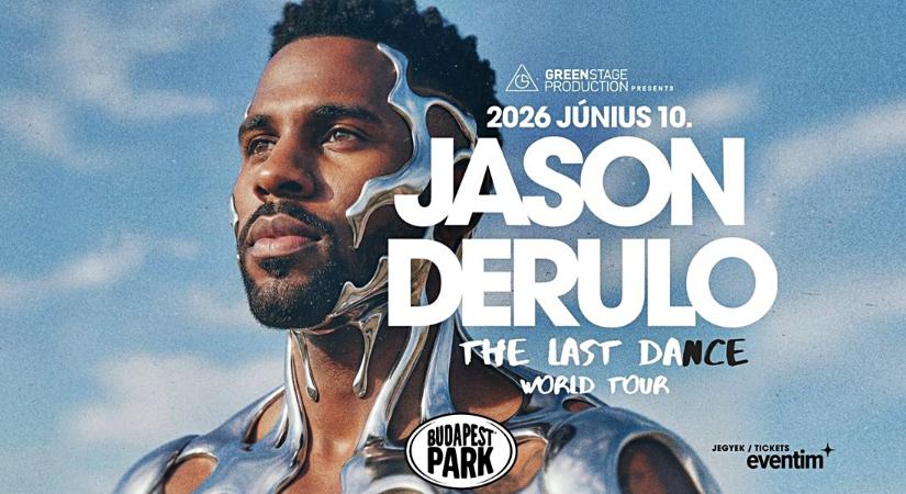 Szenzációs bejelentés: Jason Derulo Budapestre hozza világkörüli turnéját – Elárulták a jegyértékesítés pontos időpontját