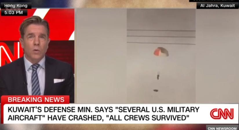 Iráni konfliktus – Amerikai harci gépek zuhantak le Kuvaitban