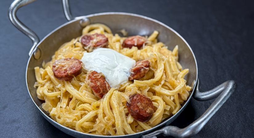 Savanyú káposztás tészta