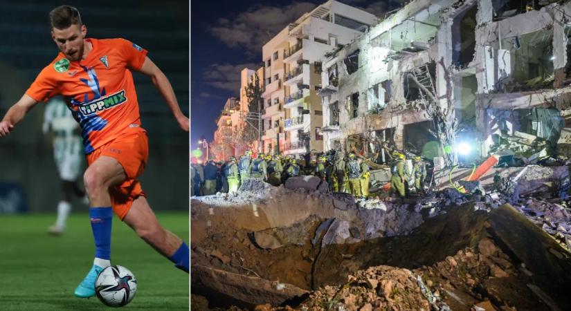 „Bombabiztosnak mondják a lakást" - a frontvonal közelében ragadt a magyar futballista