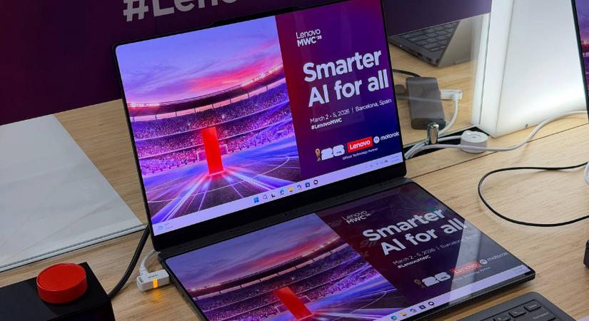 Levehető kijelzős ThinkBookról álmodik a Lenovo