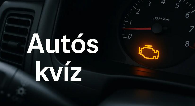 Autós kvíz: Felismered az autó műszerfalán felvillanó jeleket?