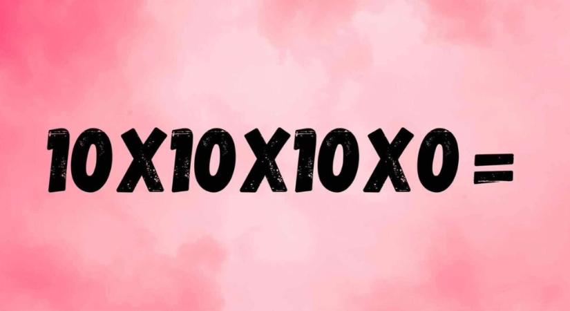 Átverős matek feladat, amit sokan nem tudnak jól megoldani