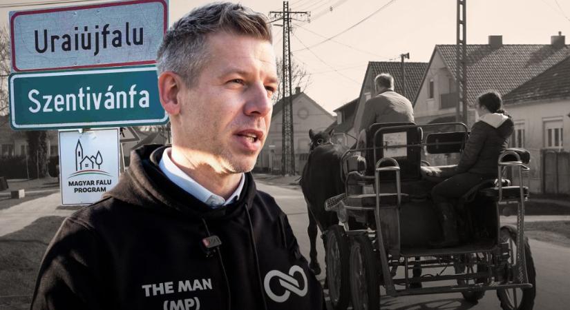 „Mészáros Lőrinc legalább ide adózik” – ősfideszes körzetbe ért Magyar Péter országjárása