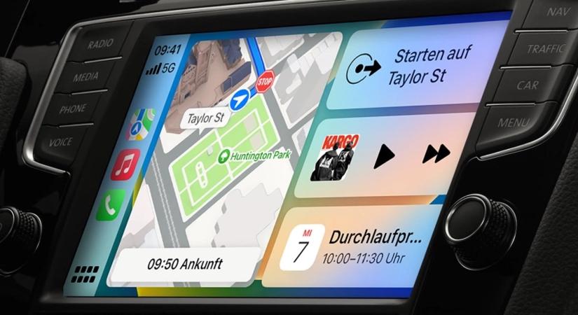 Apple CarPlay videólejátszás az autóban – érkezik az AirPlay Video, de csak parkoláskor