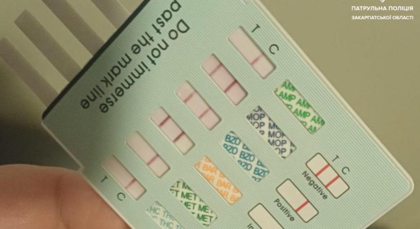 Kábítószeres befolyásoltság alatt vezetett autót egy férfi Munkácson