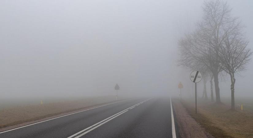 10-ből csupán 2 autós tudja, hogy mit kell tenni, ha nagy köd van - Te tudod?