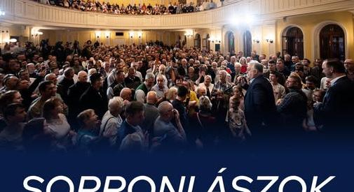 Senki sem szeret úgy választásba menni, hogy közben gazdasági káosz bontakozik ki az ország horizontján - mondta Orbán Sopronban