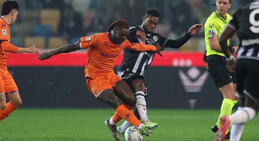Serie A: az Udinese odahaza ütötte ki a Fiorentinát! – videóval