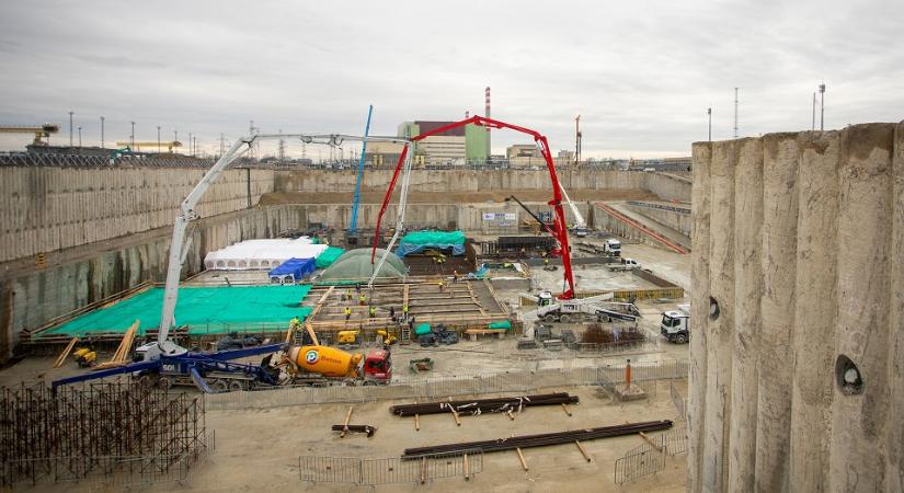 Paks II.: ütemezetten halad az alaplemez kivitelezése