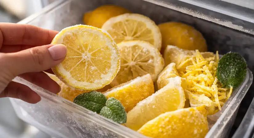 Miért érdemes lefagyasztani a citromot? A héj és a gyümölcshús is meglepő előnyöket rejt