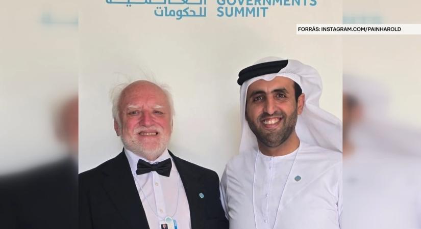 Hide the Pain Harold világvezetők és Nobel-díjasok között Dubajban – komoly témák kerültek szóba