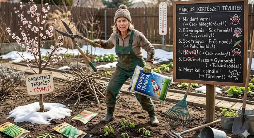 Márciusi kertészeti tévhitek – amit sokan rosszul tudnak
