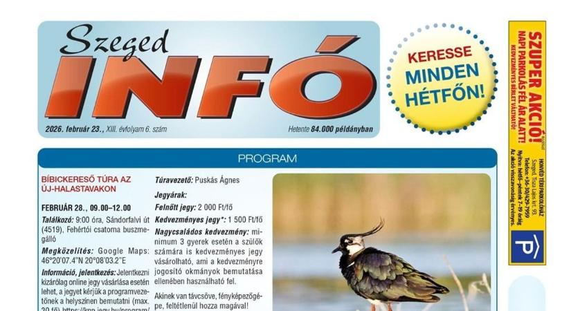 Szeged Infó 2026.02.23-i lapszáma