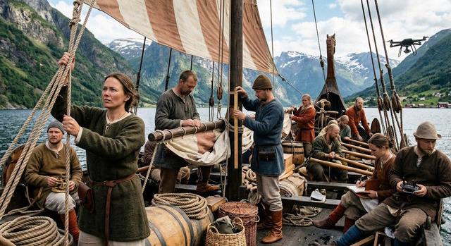 Kísérleti régészeti kutatás cáfolta meg a vikingek part menti hajózásának mítoszát