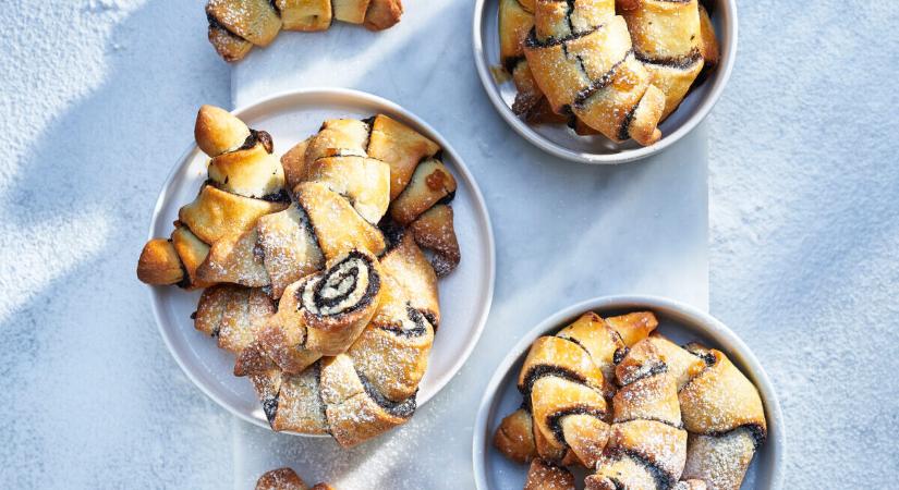 Narancsos, csokoládés rugelach