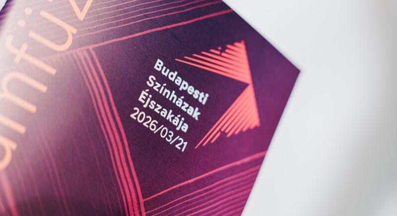 Több mint 220 programmal vár 2026-ban a Budapesti Színházak Éjszakája