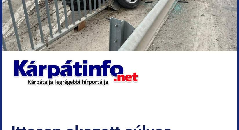 Ittasan okozott súlyos balesetet a Beregszászi járásban