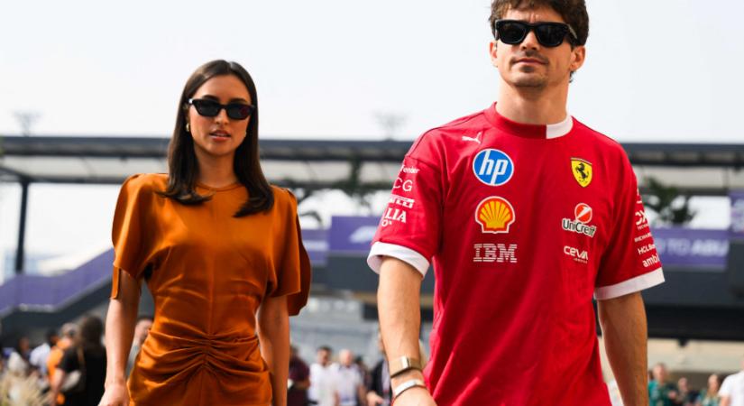 Friss fotók és videók láttak napvilágot Charles Leclerc és Alexandra Saint Mleux esküvőjéről